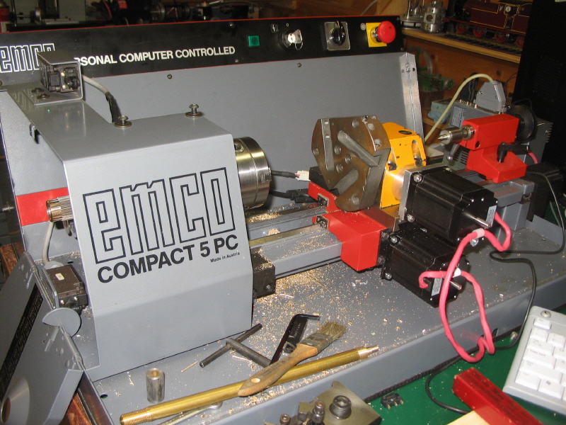 Computer deals controlled lathe